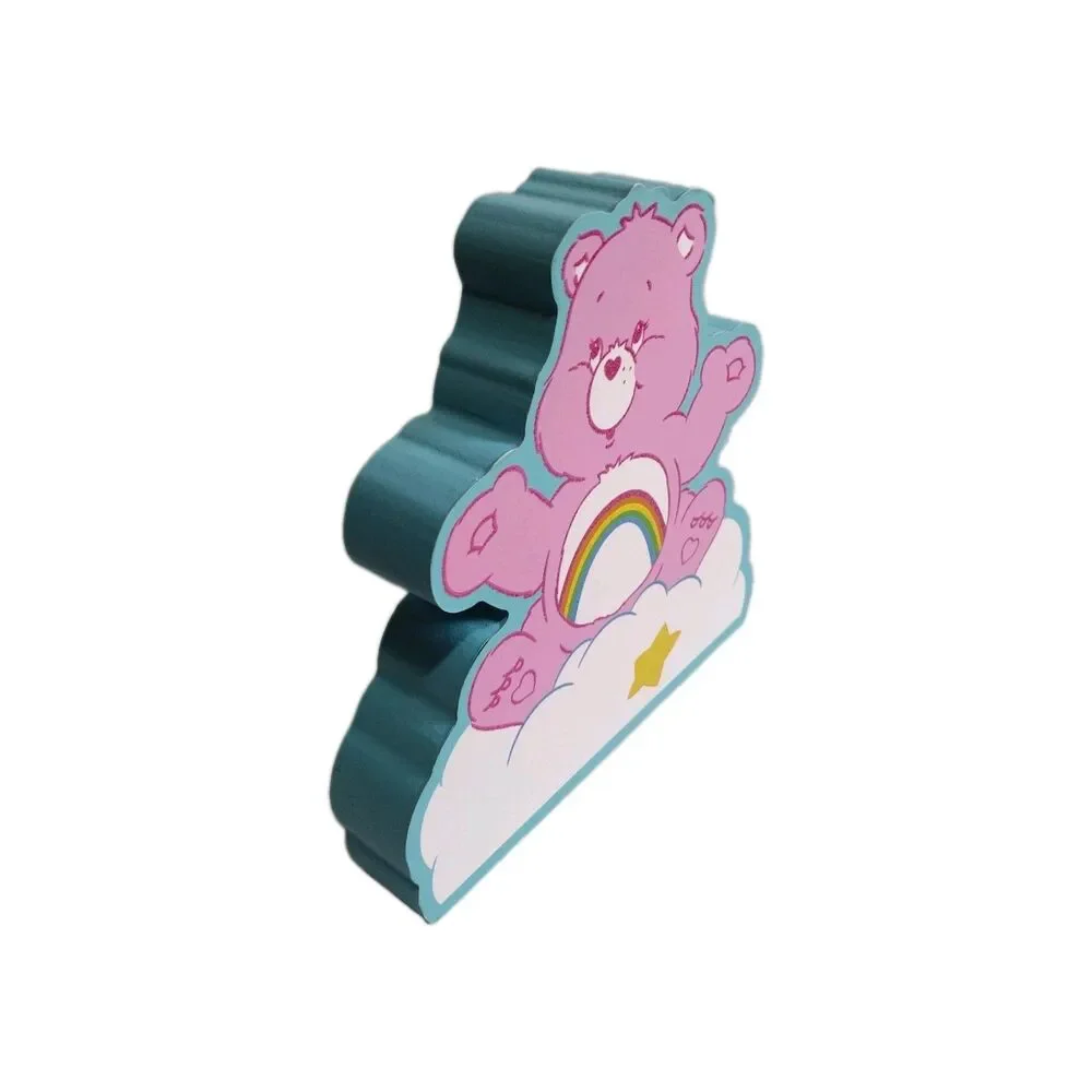 Care Bears Cheer Bear Wall Sign Decorative Wood Die Cut 2023 Nursery Kids Room